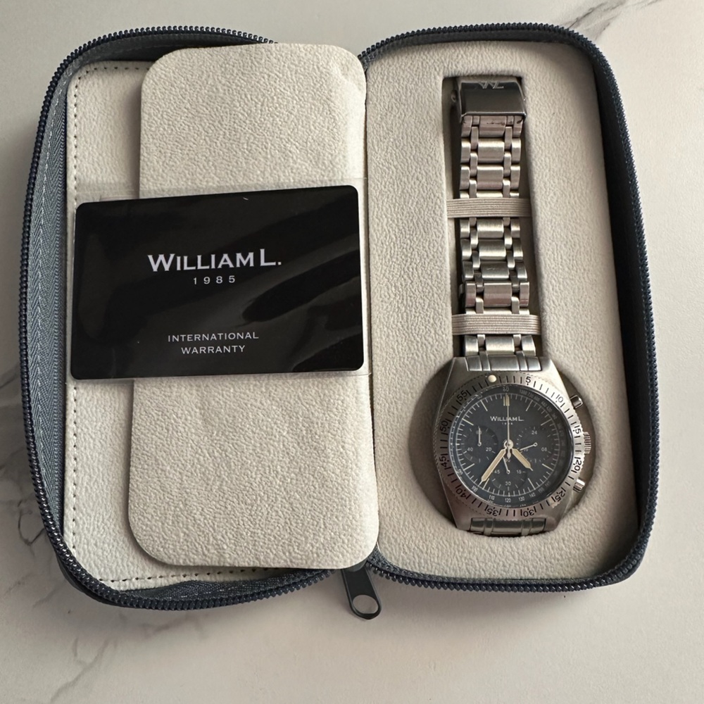William L. 1985 Marquartz 70’s Chronograph Watch
